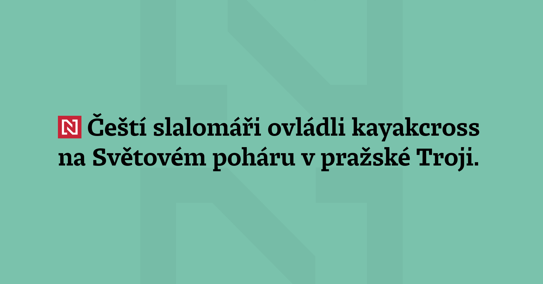 Čeští slalomáři ovládli kayakcross na Světovém poháru v praž