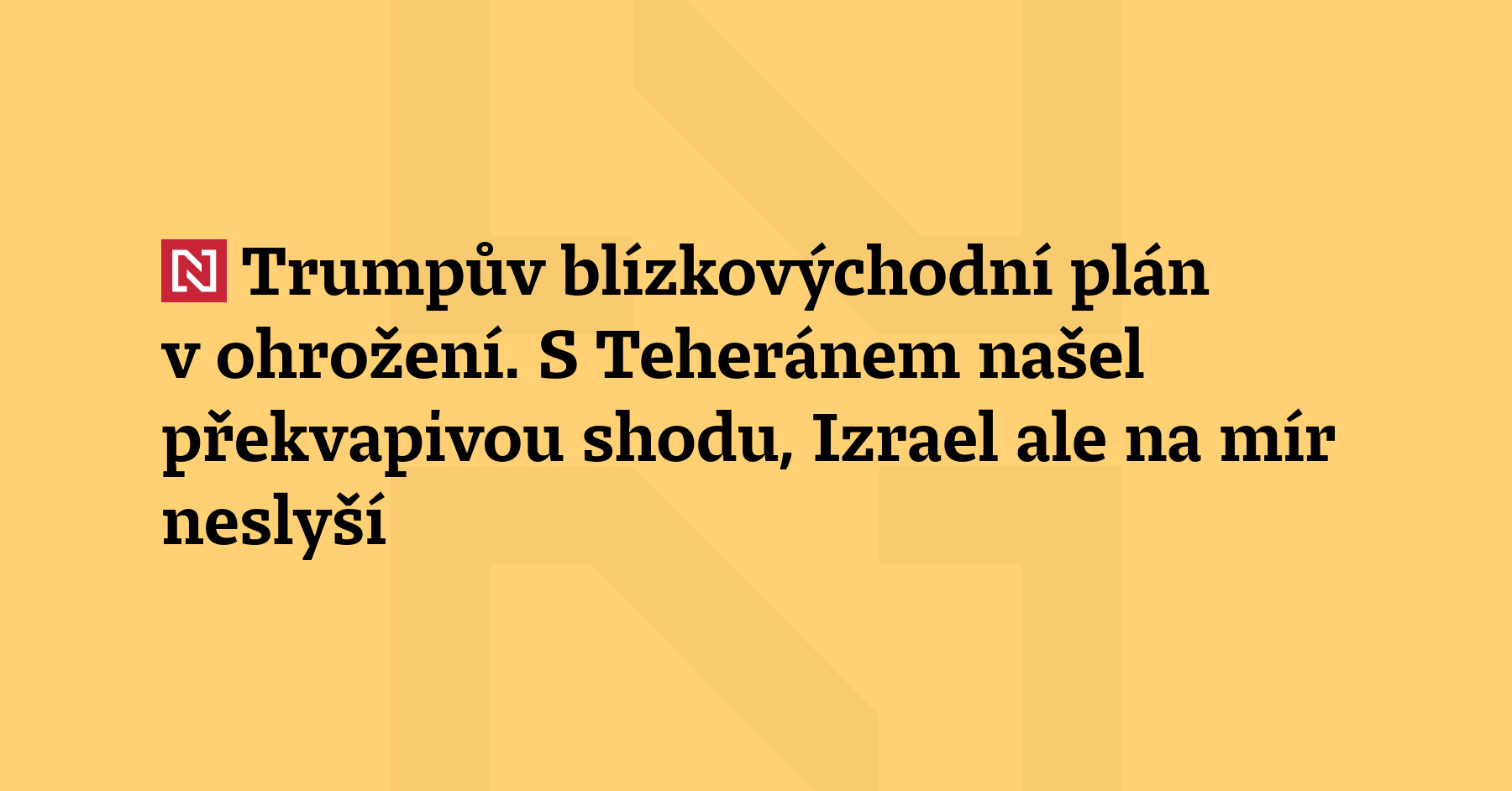 Izrael a Írán na sebe opět útočí a otřásají celým regionem. 