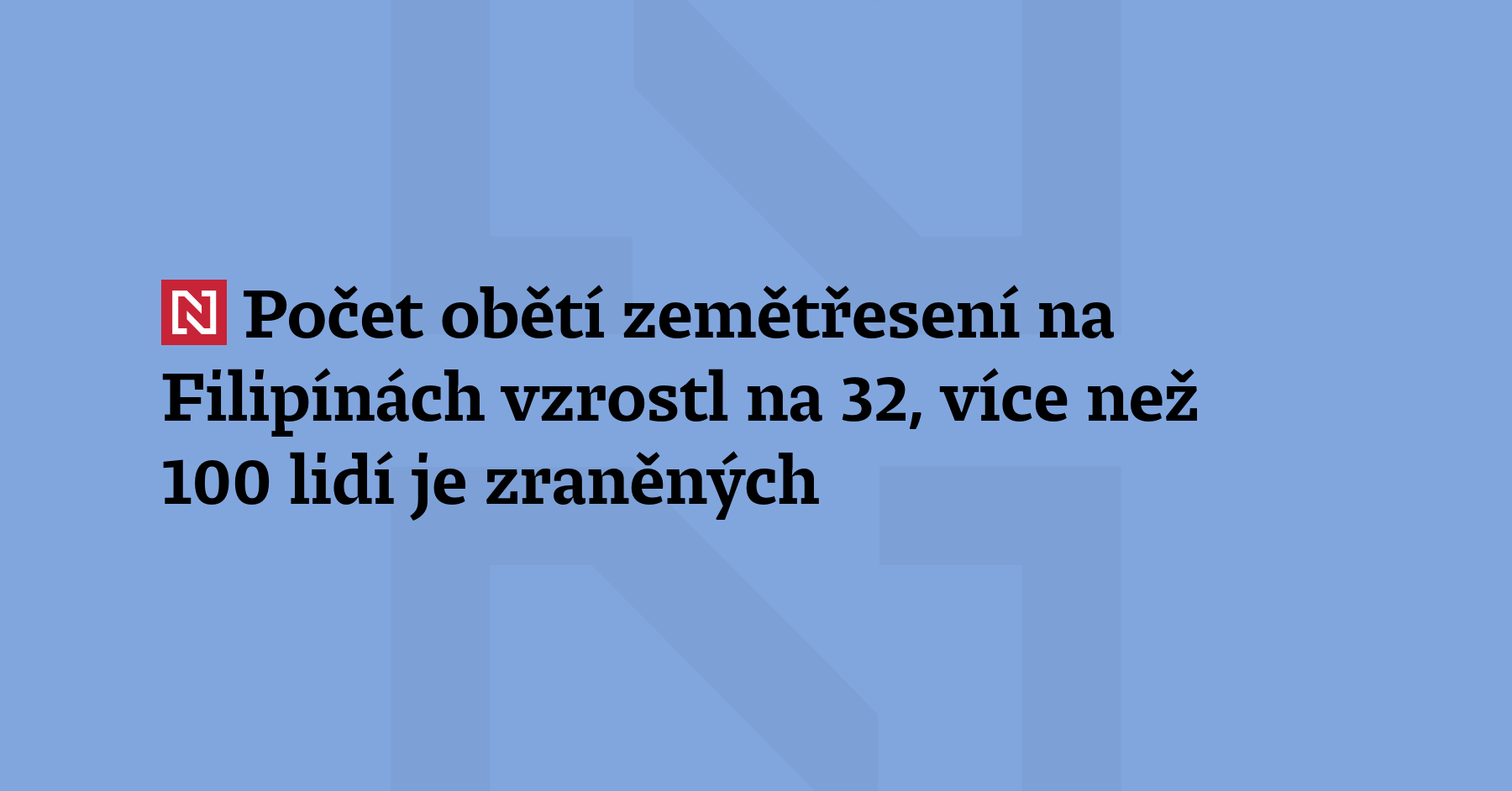 Aktualizace: Počet obětí zemětřesení o síle 7,8, k