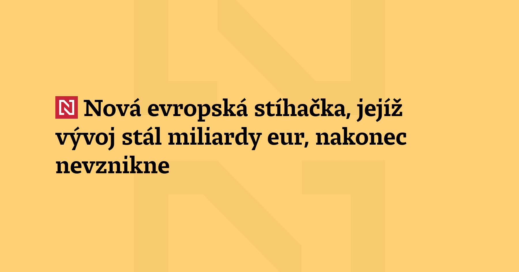 Nová evropská stíhačka, jejíž vývoj stál miliardy 