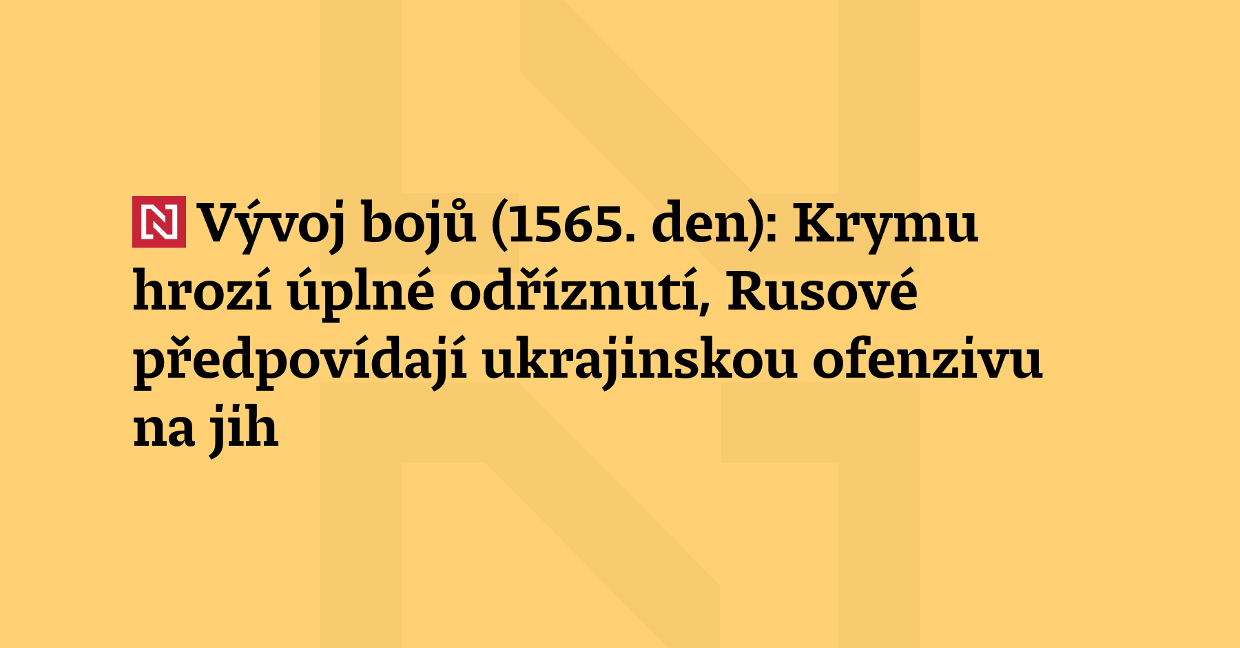Rusové považují bitvu o Kosťantynivku za rozhodnut