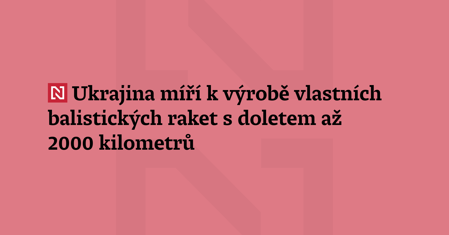 Ukrajinská raketová vojska by se podle nové koncep