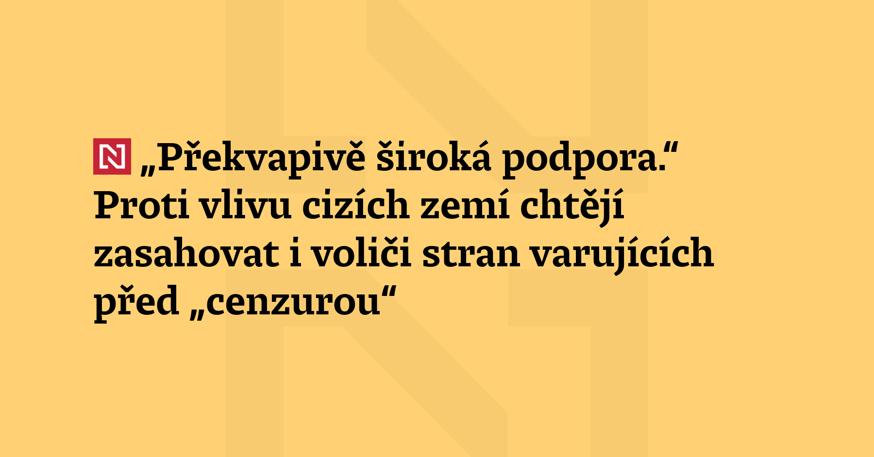 „Překvapivě široká podpora.“ Popisujeme výzkum, kt