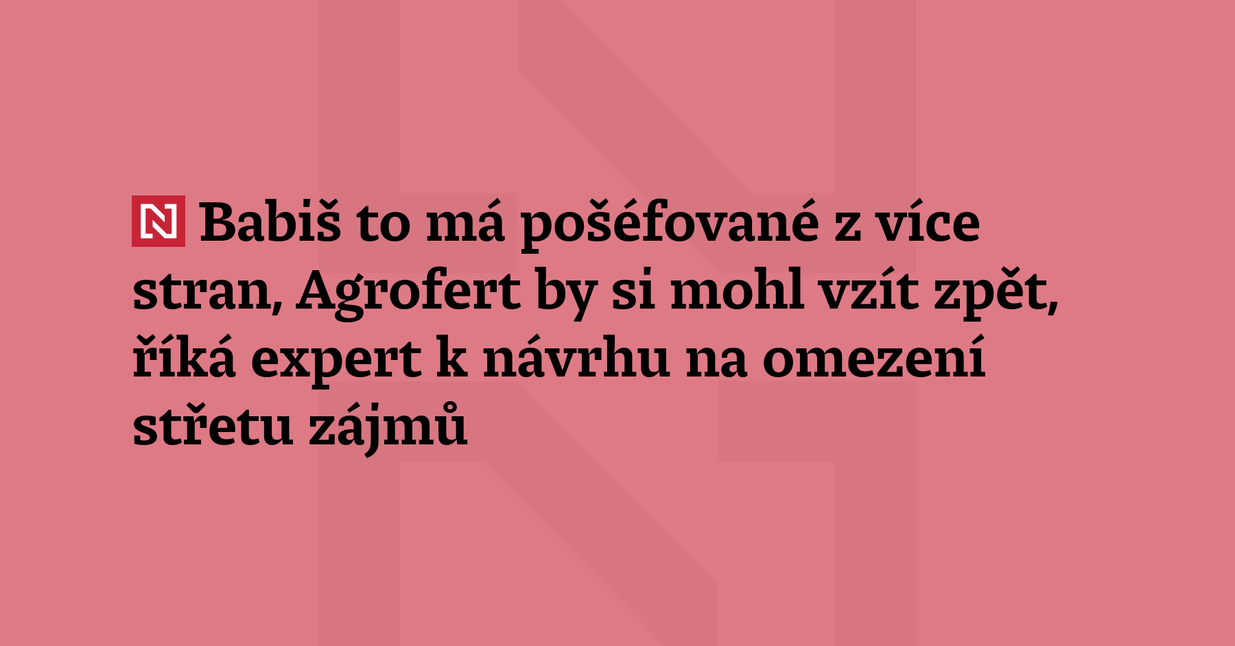 Právník Petr Bezouška varuje, že navrhovaná úprava prakticky