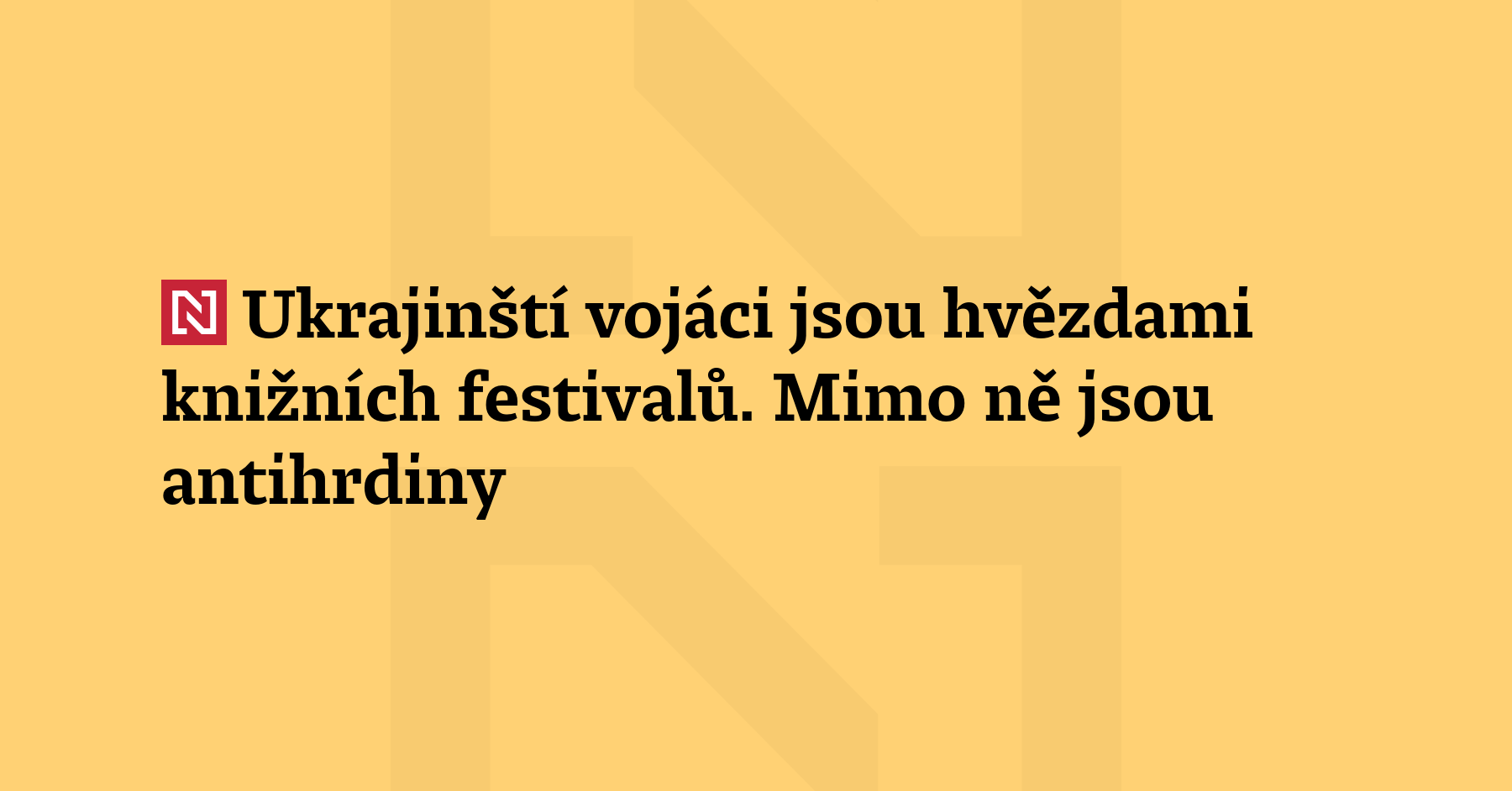 Komentář: „Je velmi pohodlné mít v zemi skupinu lidí, které 