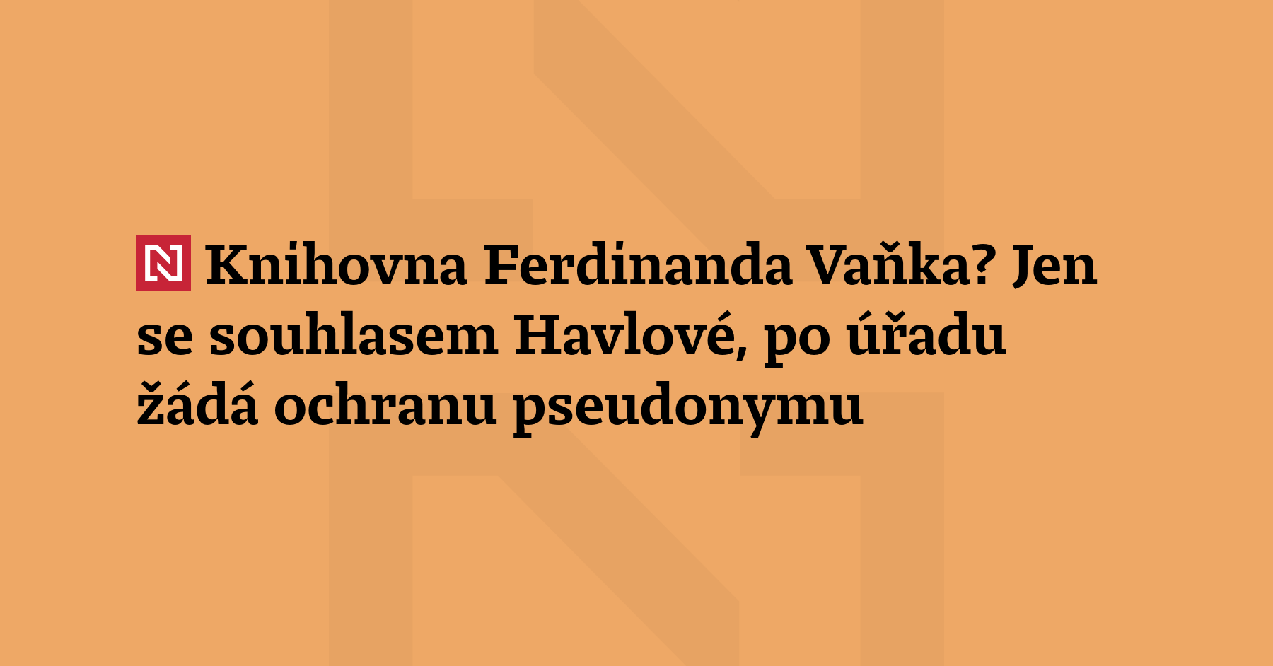 Cestou k vyřešení napjaté situace kolem Knihovny Václava Hav