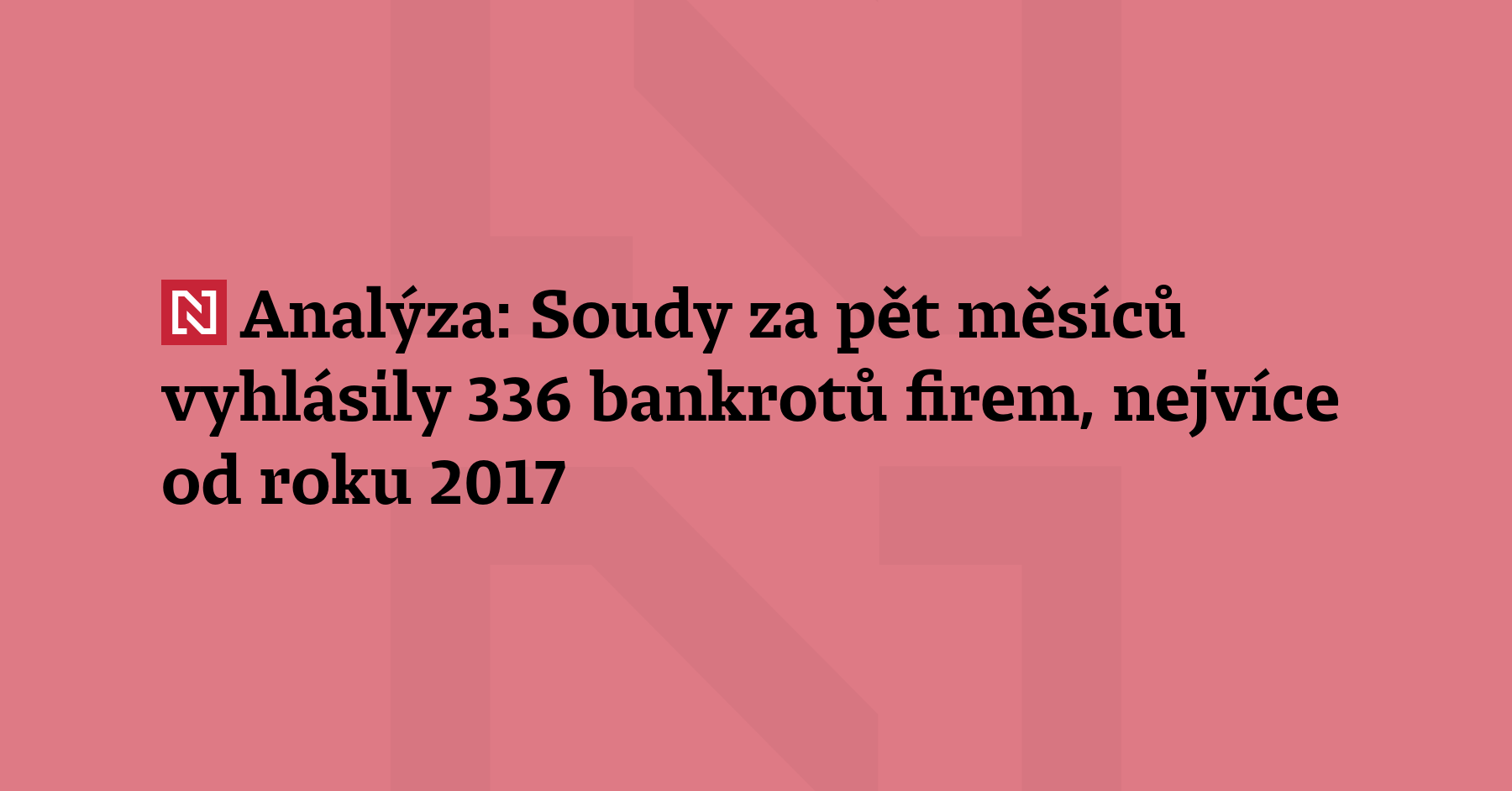 Za prvních pět měsíců letošního roku vyhlásily sou