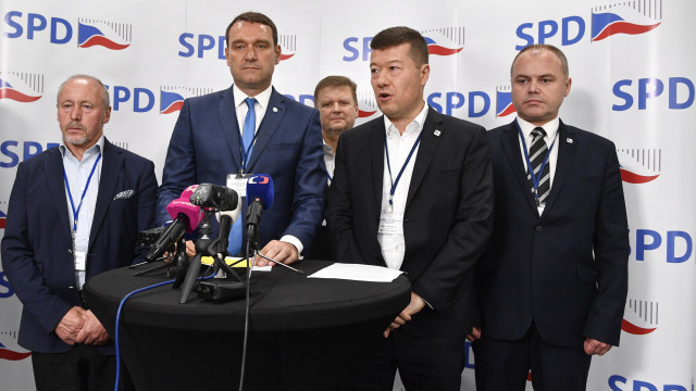 Vedení SPD. Foto: ČTK