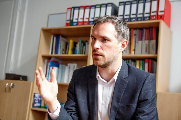 Lídr pražských Pirátů Zdeněk Hřib (foto Adam Hecl).
