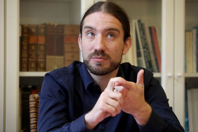 Martin Buchtík. Sociolog z výzkumné organizace STEM. Foto: Ludvík Hradilek, Deník N