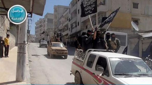 Bojovníci teroristické organizace an-Nusra v Sýrii. Foto: ČTK/AP