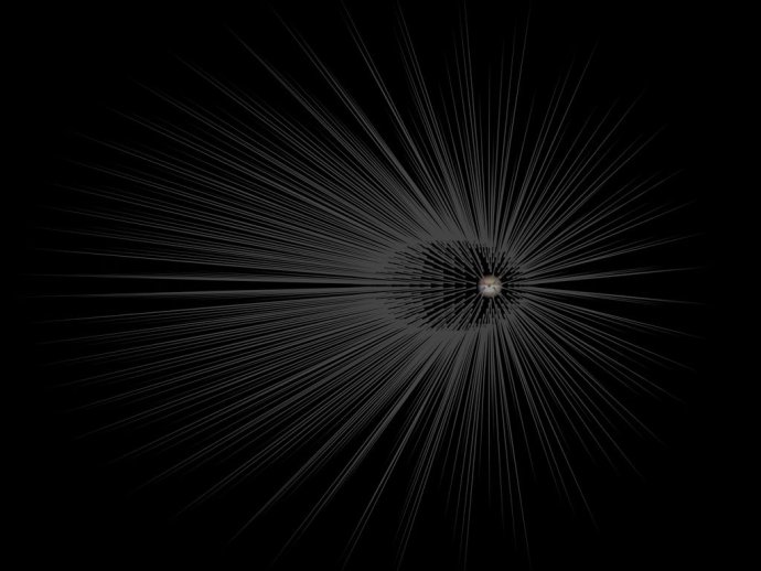 Temná hmota je neviditelná. Když ji uvidíte na obrázku, jedno je jisté: ilustrátor si ho vymyslel. Obr. NASA/JPL