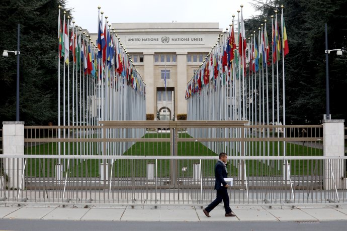 OSN má oficiální sídlo v New Yorku, Palác národů v Ženevě (na snímku) je jejím evropským domovem a i tady se každoročně konají stovky mezinárodních jednání. Foto: Ludvík Hradilek, Deník N