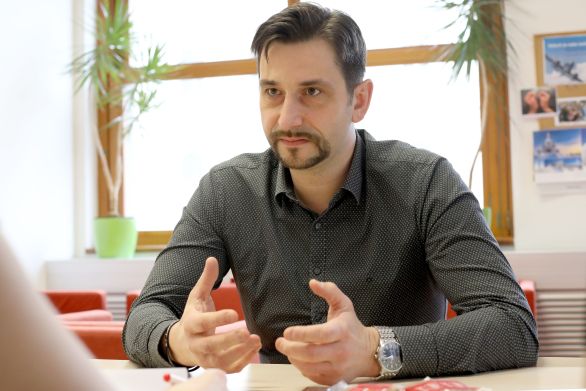 Ředitel programu Českého rozhlasu Ondřej Nováček. Foto: Ludvík Hradilek, Deník N