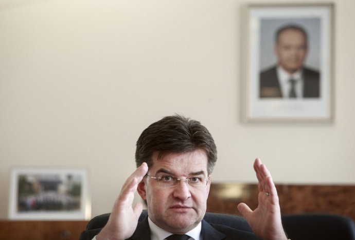 Slovenský ministr zahraničí Miroslav Lajčák podal demisi kvůli odmítnutí paktu o migraci OSN parlamentem. Foto: Tomáš Benedikovič, Deník N