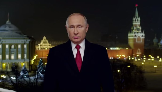 Putin svým projevem naštval i své příznivce. Zdroj: YouTube, Pervyj kanal
