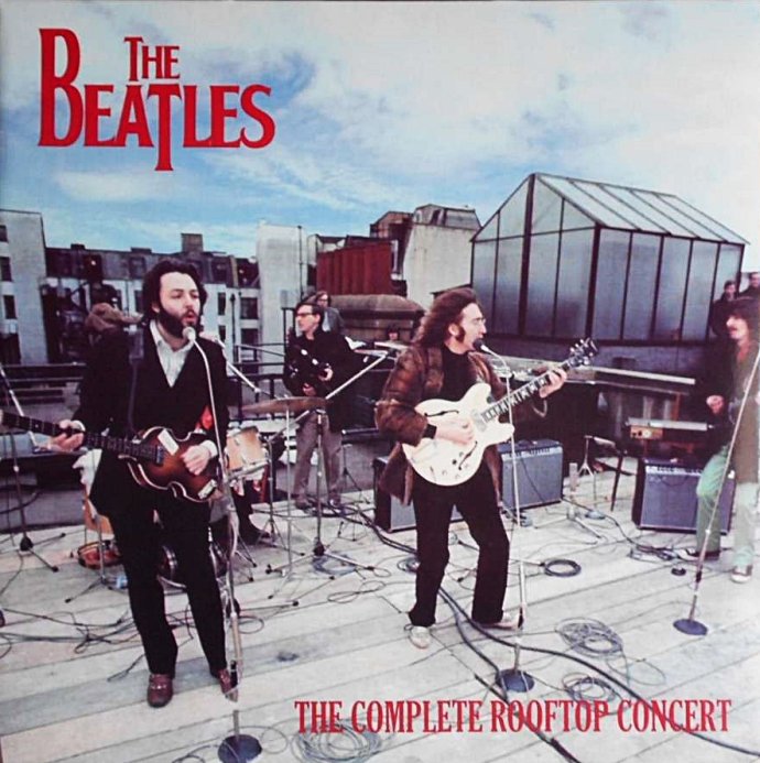 Obal LP s posledním koncertem The Beatles.