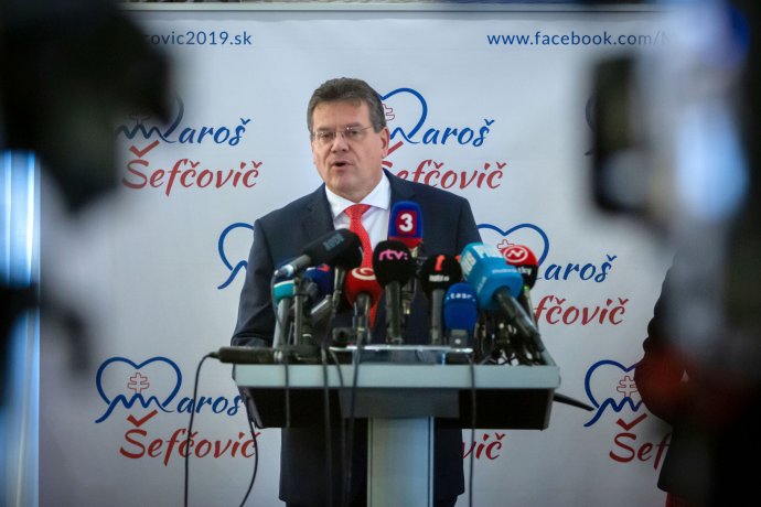 Maroš Šefčovič je kandidátem Ficovy strany Směr. Foto: Tomáš Benedikovič, Denník N