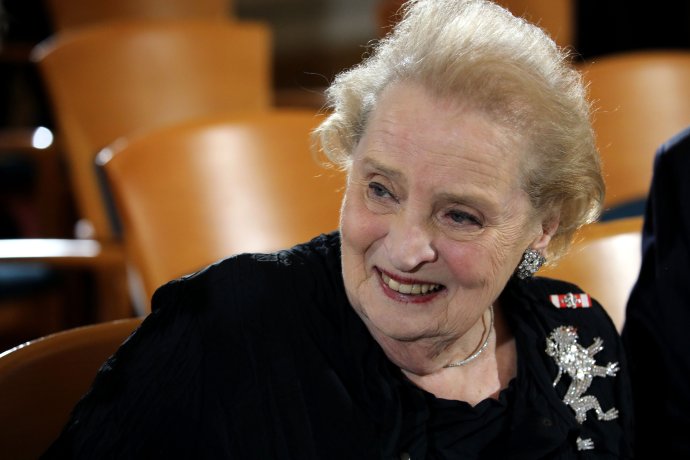 Madeleine Albrightová v Černínském paláci při oslavách 20 let ČR v NATO v roce 2019. Foto: Ludvík Hradilek, Deník N