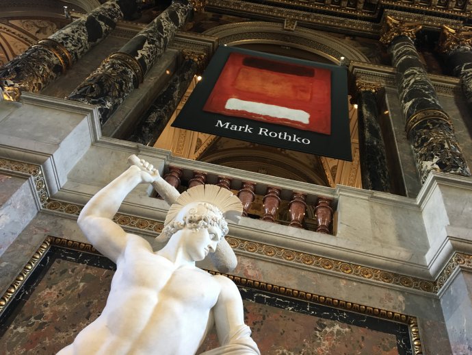 Výstava Marka Rothka v Kunsthistorisches Museum ve Vídni potrvá do 30. června 2019. Foto: Ján Simkanič, Deník N.
