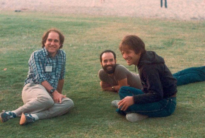 Zleva: Ron Rivest, Adi Šamir a Leonard Adleman zhruba v době, kdy vymysleli RSA. Foto: India Technology Law