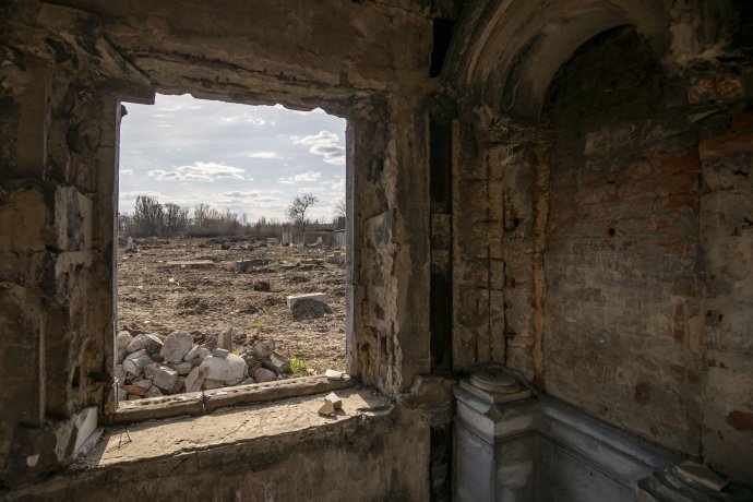 Válečná zóna na Ukrajině. Foto: Gabriel Kuchta, Deník N