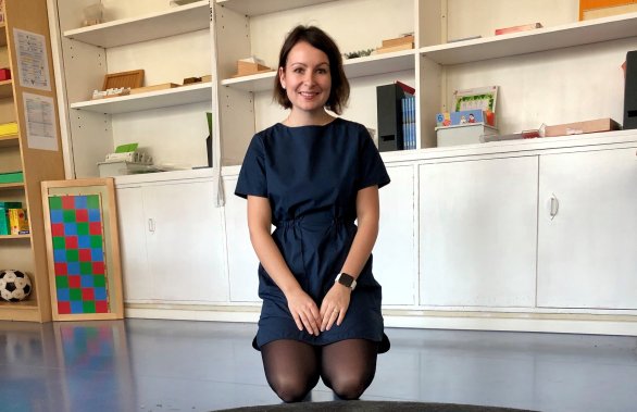 30letá Češka Klára Kunze, která žije v Berlíně od roku 2014 a v současnosti tam pracuje jako učitelka na základní škole. Foto: Veronika Jonášová