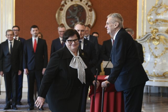 Marie Benešová při jmenování do funkce ministryně spravedlnosti v roce 2019. Foto: Michal Kamaryt, ČTK