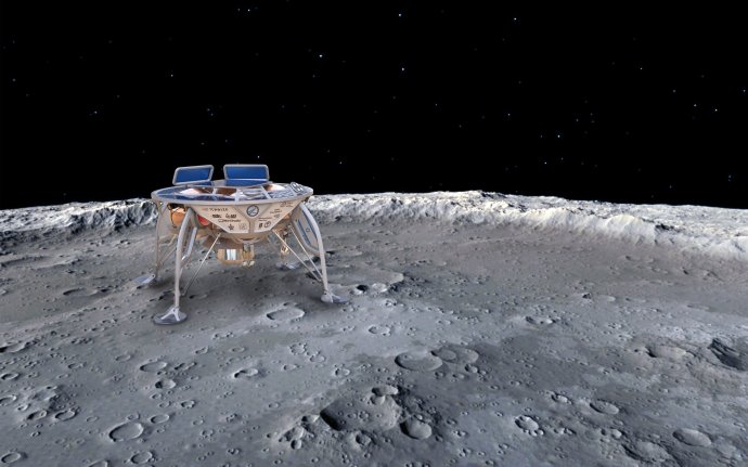 Přistání lodi Berešit na Měsíci zůstalo představou kreslíře. Foto: SpaceIL