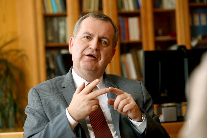 Rektor Univerzity Karlovy Tomáš Zima. Foto: Ludvík Hradilek, Deník N