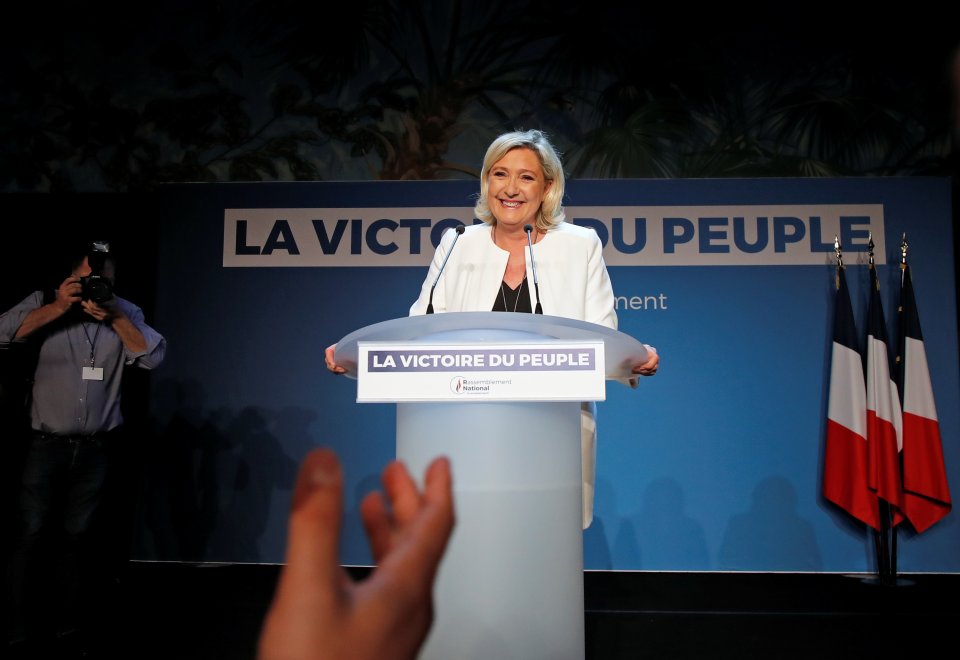 Předsedkyně Národního sdružení Marine Le Penová. Foto: Charles Platiau, Reuters