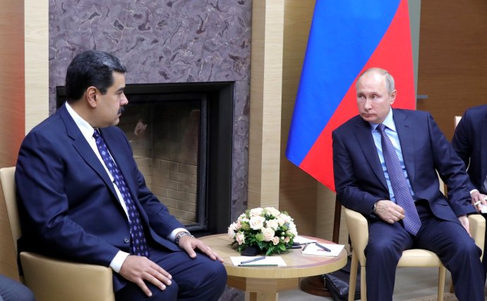 Venezuelský diktátor Nicolás Maduro u ruského vládce Vladimira Putina v Kremlu v prosinci 2018. Foto: kremlin.ru