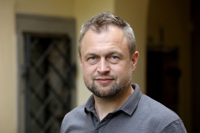 Mychajlo Samus, ukrajinský bezpečnostní analytik. Foto: Ludvík Hradilek, Deník N