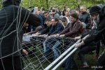 Lidé v Jekatěrinburgu prostestují proti výstavbě chrámu. Foto: Vladimir Žabrikov, Ura.ru