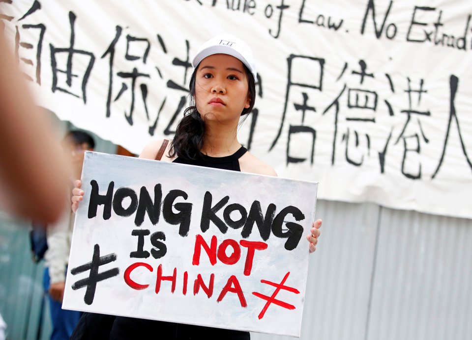 „Hongkong není Čína.“ Foto: Hannibal Hanschke, Reuters