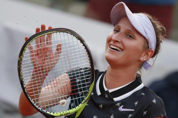 Markéta Vondroušová senzačně postoupila na tenisovém French Open v Paříži až do finále. Foto: ČTK / AP /Jean-Francois Badias