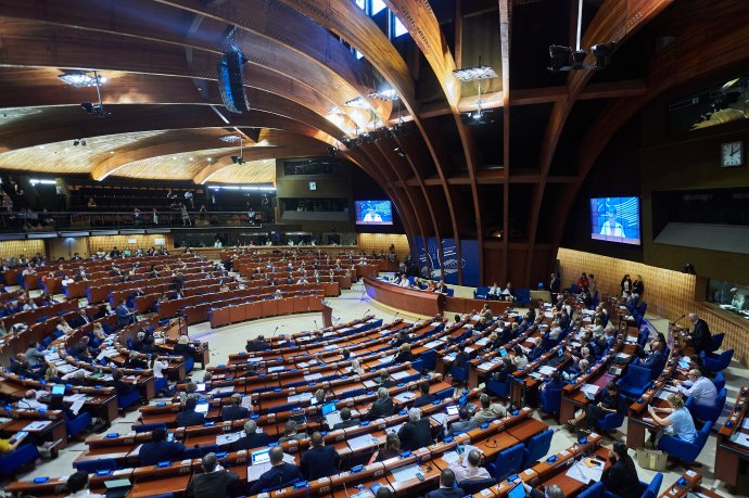 Zasedání Parlamentního shromáždění Rady Evropy ve Štrasburku 24. 6. 2019. Foto: llen Wuibauxová, Council of Europe
