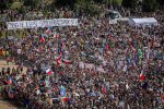Pražskou Letnou zaplnili demonstrující. Foto: Gabriel Kuchta, Deník N