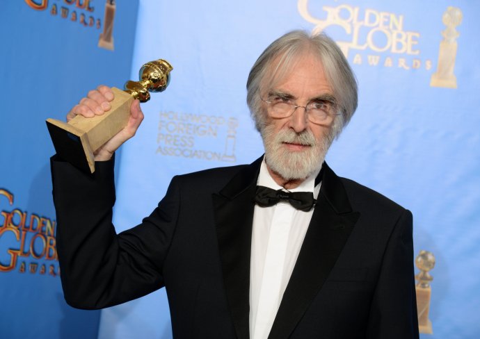 Michael Haneke v roce 2013 dostal Zlatý globus za snímek Láska v kategorii Nejlepší zahraniční film. Foto: ČTK/AP