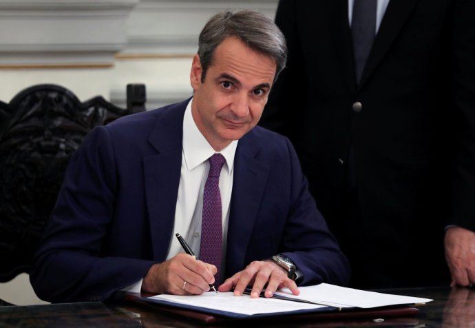 Nový řecký premiér Kyriakos Mitsotakis. Foto: Alkis Konstantinidis, Reuters