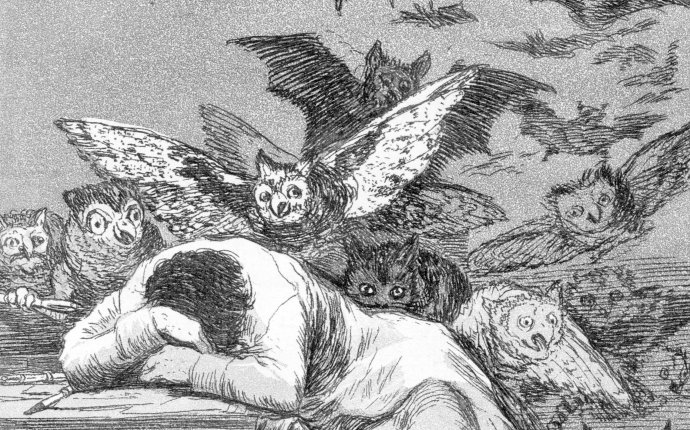 Spánek rozumu plodí nestvůry, jak věděl malíř Goya. Jeho přemíra ale také. Foto: Wikimedia