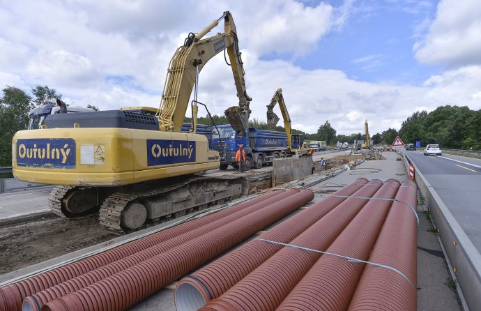 Rekonstrukce dálnice D1, ilustrační. FOTO: ČTK