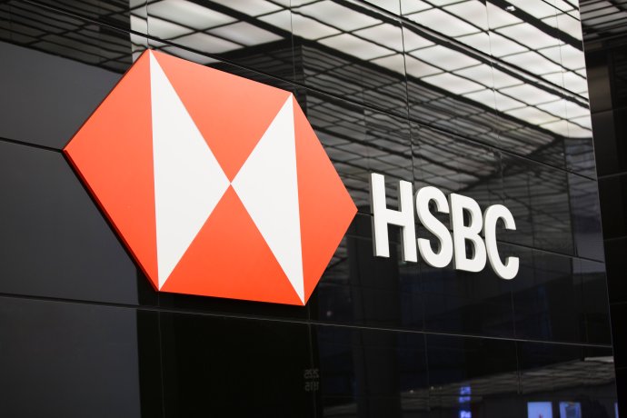 Logo banky HSBC v její londýnské centrále. Agrofert a Čapí hnízdo úvěrovala její pražská pobočka. Foto: HSBC