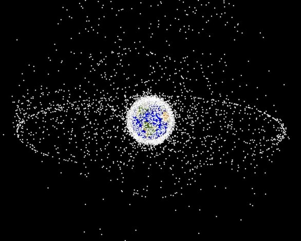 Oběžné dráhy jsou přeplněné kosmickým smetím. Naléhavě se hledá metař. Foto: NASA