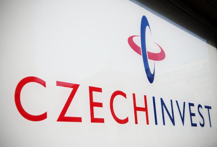 Logo agentury CzechInvest na sídle ve Štěpánské ulici v Praze. FOTO: ČTK