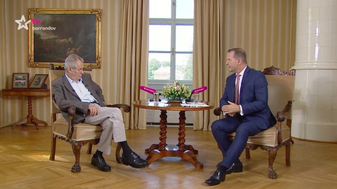 Týden s prezidentem. Foto: reprofoto TV Barrandov