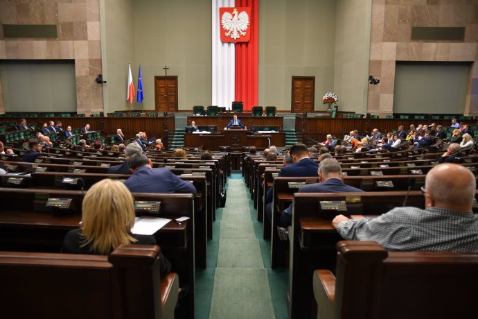 Zasedání polského Sejmu. Foto: Sejm Rzeczypospolitej polskiej