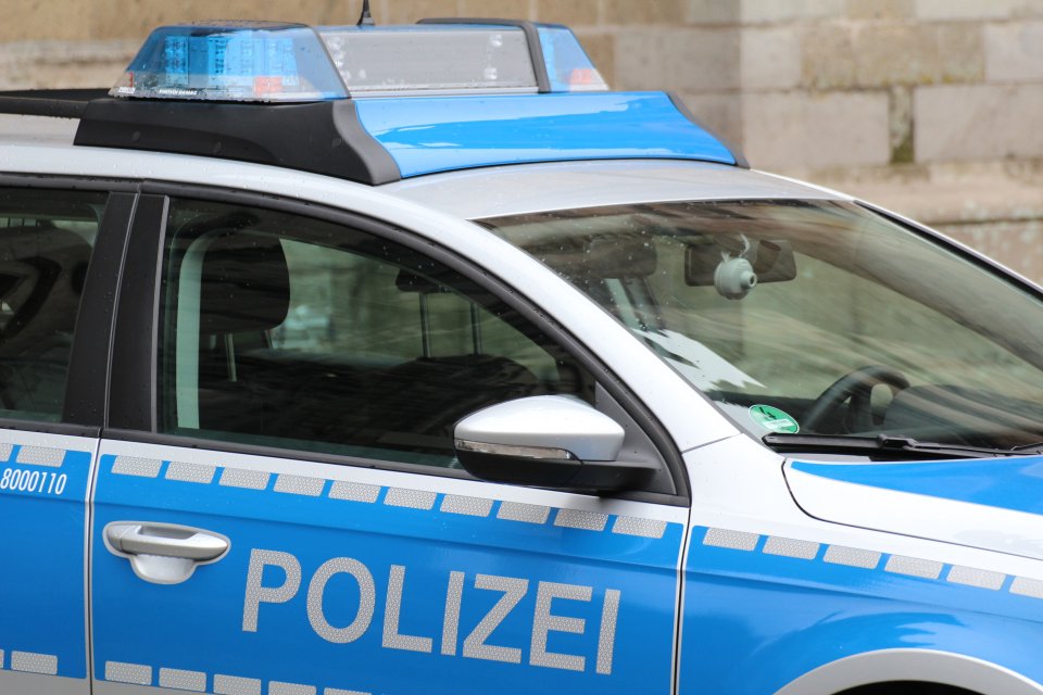 Auto německé policie. Ilustrační foto: Pxhere