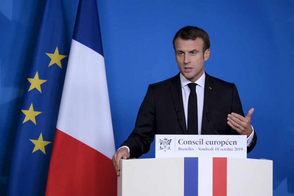 Francouzský prezident Macron po říjnovém summitu Evropské rady v Bruselu. Foto: European Union