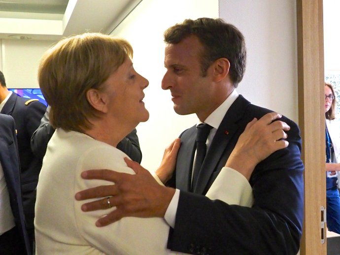 Kancléřka Merkelová a prezident Macron na Evropské radě v červnu 2019. Foto: European Union